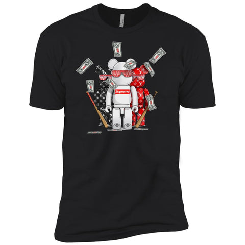 Supreme Lego Robot T-shirt Men Short Sleeve T-Shirt Black / X-Small Men Short Sleeve T-Shirt - parenttees