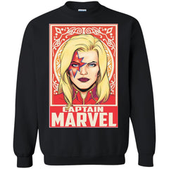 Captain Marvel Ornament Crewneck Pullover Sweatshirt Crewneck Pullover Sweatshirt - parenttees