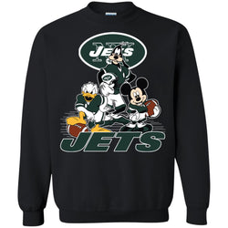 Mickey Mouse New York Jets American Football Nfl Sports Shirt Crewneck Pullover Sweatshirt