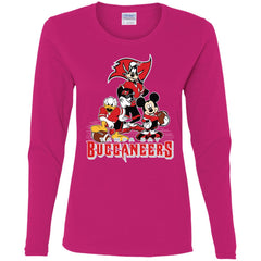 Mickey Mouse Tampa Bay Buccaneers American Football Nfl Sports Shirt Women Long Sleeve Shirt Women Long Sleeve Shirt - parenttees