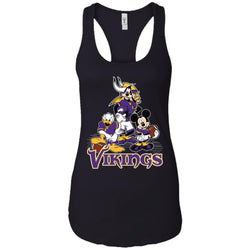 Mickey Mouse Minnesota Vikings American Football Nfl Sports Shirt Women Tank Top