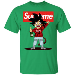 Supreme Songoku T-shirt Men Cotton T-Shirt Men Cotton T-Shirt - parenttees