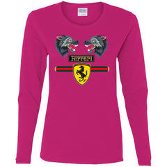 Gucci Ferrari Shirt Women Long Sleeve Shirt Women Long Sleeve Shirt - parenttees