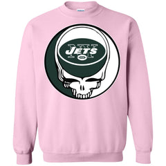 New York Jets Grateful Dead Steal Your Face Football Nfl Shirts Crewneck Pullover Sweatshirt Crewneck Pullover Sweatshirt - parenttees