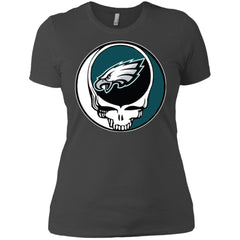 Philadelphia Eagles Grateful Dead Steal Your Face Football Nfl Shirts Women Cotton T-Shirt Women Cotton T-Shirt - parenttees