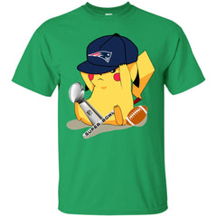 Nfl - New England Patriots Pikachu Super Bowl 2019 Football Men Cotton T-Shirt Men Cotton T-Shirt - parenttees