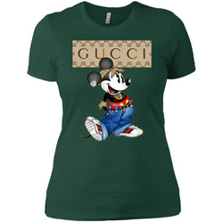 Gucci Mickey Mouse Trending T-shirt Women Cotton T-Shirt