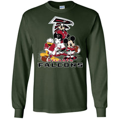 Mickey Mouse Atlanta Falcons American Football Nfl Sports Shirt Men Long Sleeve Shirt Men Long Sleeve Shirt - parenttees