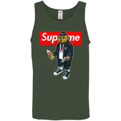 Supreme Bear Guns T-shirt Men Cotton Tank Men Cotton Tank - parenttees