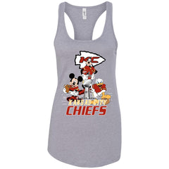 Nfl – Kansas City Chiefs Donald Duck Goofy Mickey Mouse Super Bowl 2019 Football Women Tank Top Women Tank Top - parenttees