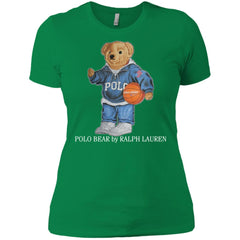 Polo Bear Ralph Lauren Women Cotton T-Shirt Women Cotton T-Shirt - parenttees