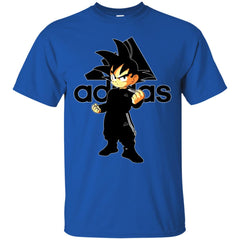 Goku Adidas Black T-shirt Men Cotton T-Shirt Men Cotton T-Shirt - parenttees