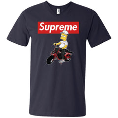 Supreme Car T-shirt Men V-Neck T-Shirt Men V-Neck T-Shirt - parenttees