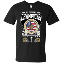 Nfl – Football Champions New Orleans Saints Super Bowl 2019 Men V-Neck T-Shirt