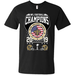 Nfl – Football Champions New Orleans Saints Super Bowl 2019 Men V-Neck T-Shirt Men V-Neck T-Shirt - parenttees