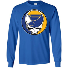 St Louis Blues Grateful Dead Steal Your Face Hockey Nhl Shirts Men Long Sleeve Shirt Men Long Sleeve Shirt - parenttees