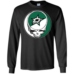 Dallas Stars Grateful Dead Steal Your Face Hockey Nhl Shirts Men Long Sleeve Shirt