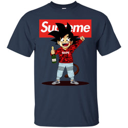 Supreme Songoku T-shirt Men Cotton T-Shirt