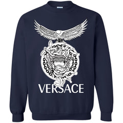 Versace Supervip Logo T-shirt Crewneck Pullover Sweatshirt Crewneck Pullover Sweatshirt - parenttees