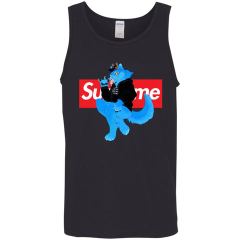 Supreme Woft T-shirt Men Cotton Tank Black / X-Small Men Cotton Tank - parenttees