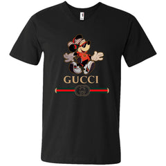 Gucci Mickey Fashion Stylelist Music T-shirt Men V-Neck T-Shirt Men V-Neck T-Shirt - parenttees