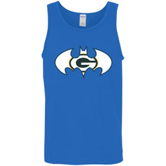 We Are The Green Bay Packers Batman Nfl Mashup Men Cotton Tank Men Cotton Tank - parenttees