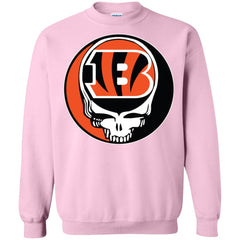 Cincinnati Bengals Grateful Dead Steal Your Face Football Nfl Shirts Crewneck Pullover Sweatshirt Crewneck Pullover Sweatshirt - parenttees