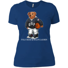 Polo Bear Ralph Lauren Shirt Women Cotton T-Shirt Women Cotton T-Shirt - parenttees