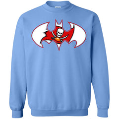 We Are The Tampa Bay Buccaneers Batman Nfl Mashup Crewneck Pullover Sweatshirt Crewneck Pullover Sweatshirt - parenttees