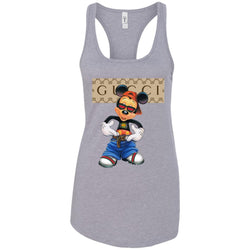 Gucci Logo Shirt Mickey Mouse T-shirt Women Tank Top