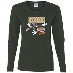 Gucci Tom And Jerry Cartoon T-shirt Women Long Sleeve Shirt Women Long Sleeve Shirt - parenttees