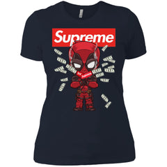 Supreme Deadpool Funny T-shirt Women Cotton T-Shirt Women Cotton T-Shirt - parenttees