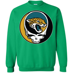 Jacksonville Jaguars Grateful Dead Steal Your Face Football Nfl Shirts Crewneck Pullover Sweatshirt Crewneck Pullover Sweatshirt - parenttees