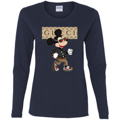 Gucci Shirt Mickey Mouse T-shirt Women Long Sleeve Shirt Women Long Sleeve Shirt - parenttees