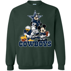 Mickey Mouse Dallas Cowboys American Football Nfl Sports Shirt Crewneck Pullover Sweatshirt Crewneck Pullover Sweatshirt - parenttees