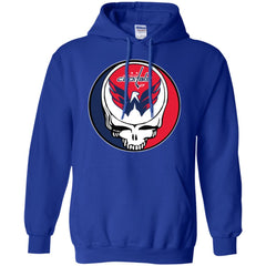 Washington Capitals Grateful Dead Steal Your Face Hockey Nhl Shirts Pullover Hoodie Sweatshirt Pullover Hoodie Sweatshirt - parenttees