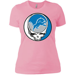 Detroit Lions Grateful Dead Steal Your Face Football Nfl Shirts Women Cotton T-Shirt Women Cotton T-Shirt - parenttees