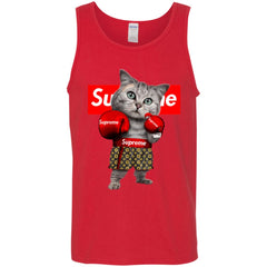 Supreme Boxing Cat Best Funny T-shirt Men Cotton Tank Men Cotton Tank - parenttees