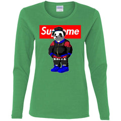 Supreme Bear Trending T-shirt Women Long Sleeve Shirt Women Long Sleeve Shirt - parenttees