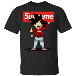 Supreme Songoku T-shirt Men Cotton T-Shirt