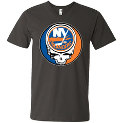 New York Islanders Grateful Dead Steal Your Face Hockey Nhl Shirts Men V-Neck T-Shirt Men V-Neck T-Shirt - parenttees