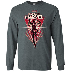 Marvel Captain Marvel Retro Style Flight Men Long Sleeve Shirt Men Long Sleeve Shirt - parenttees