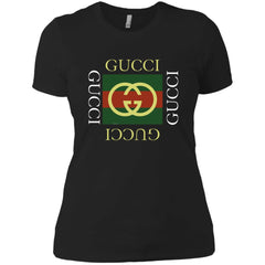 Gucci Logo Gift T-shirt Women Cotton T-Shirt Women Cotton T-Shirt - parenttees