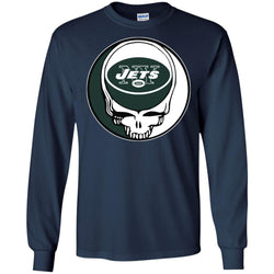 New York Jets Grateful Dead Steal Your Face Football Nfl Shirts Men Long Sleeve Shirt