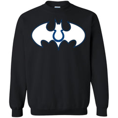 We Are The Indianapolis Colts Batman Nfl Mashup Crewneck Pullover Sweatshirt Crewneck Pullover Sweatshirt - parenttees