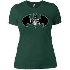 We Are The Oakland Raiders Batman Nfl Mashup Women Cotton T-Shirt Women Cotton T-Shirt - parenttees