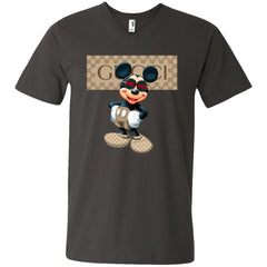 Gucci Mickey Gift Birthday T-shirt Men V-Neck T-Shirt Men V-Neck T-Shirt - parenttees