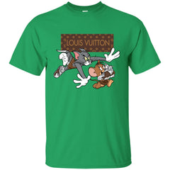 Louis Vuitton Cartoon Tom And Jerry T-shirt Men Cotton T-Shirt Men Cotton T-Shirt - parenttees