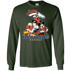 Mickey Mouse Denver Broncos American Football Nfl Sports Shirt Men Long Sleeve Shirt Men Long Sleeve Shirt - parenttees