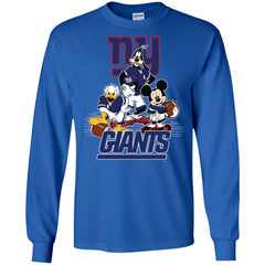 Mickey Mouse New York Giants American Football Nfl Sports Shirt Men Long Sleeve Shirt Men Long Sleeve Shirt - parenttees